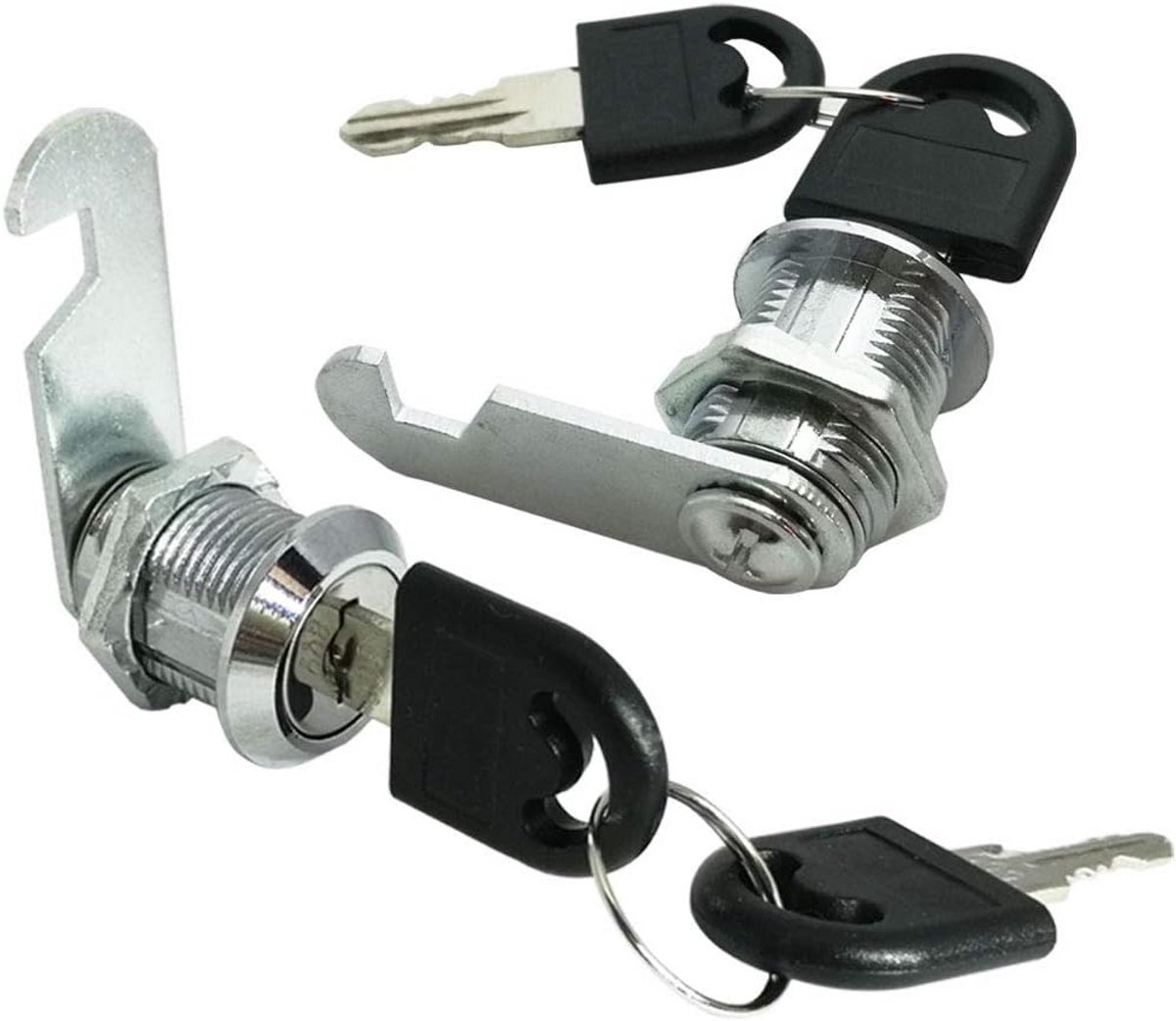 Set van 2 Universele Meubelsloten met Sleutel voor Kast, Brievenbus en Gereedschapskist (2