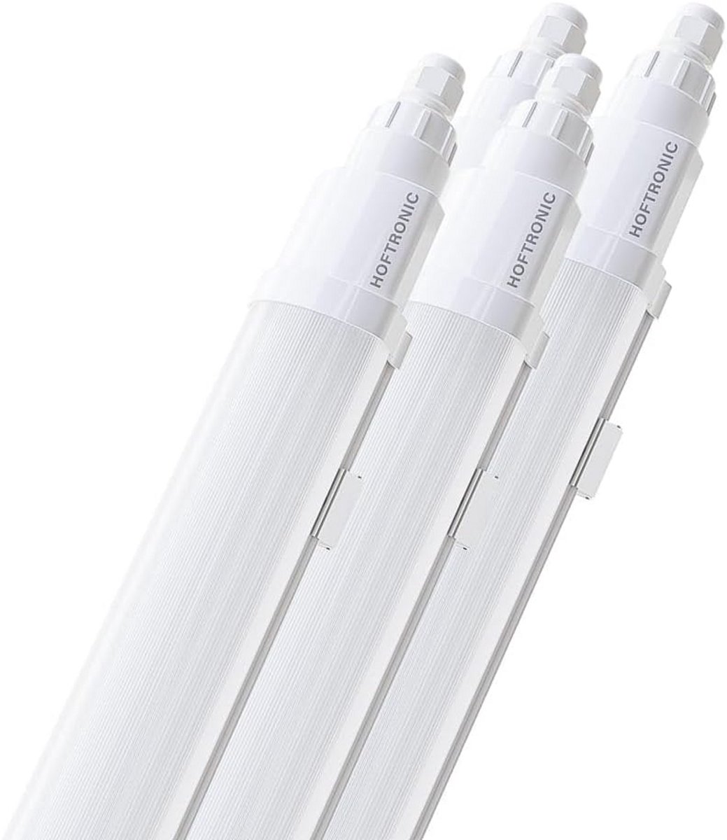 LED TL Armaturen 60cm - Waterdicht IP65 - 18W 2160 Lumen - Impactproof - Daglicht Wit Licht 6500K - Koppelbaar