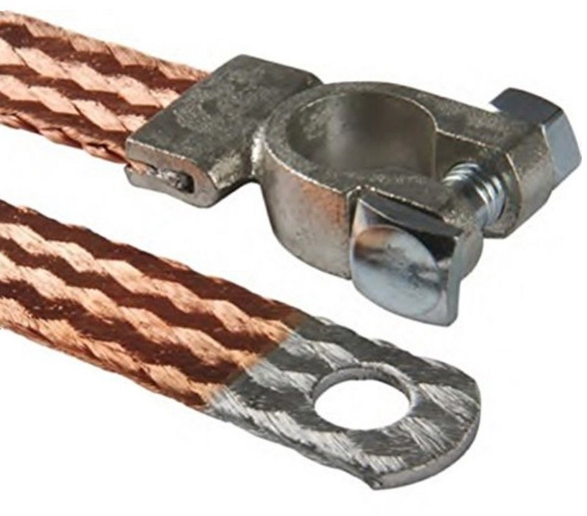 Massakabel met poolklem voor accu 300 mm lengte 50 mm² 300A