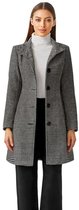 Versano Violet NG Dames Mantel Manteljas 3 kwart Winterjas M - Pied de Poule