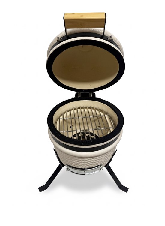 Own grill keramische kamado barbecue 13 inch Mini creme V2 van Own — afbeelding 2