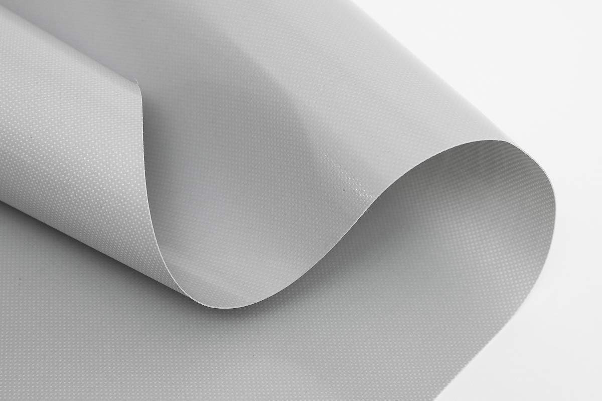 Duurzaam PVC Vrachtwagenzeil 600 g/m² - Lichtgrijs 2,5 m Breed per Meter
