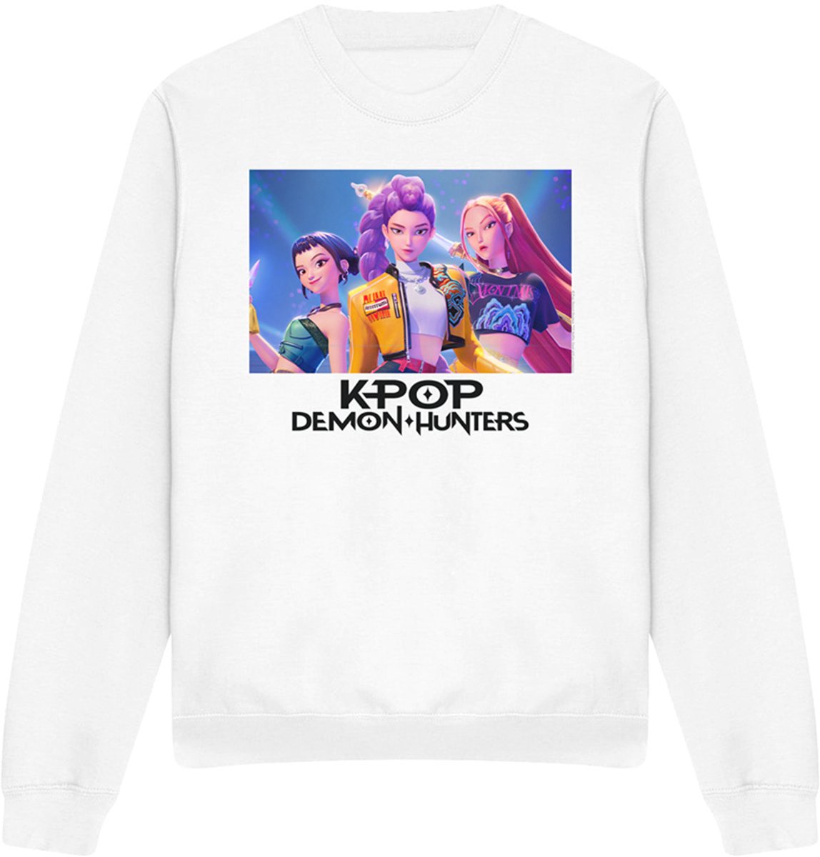 Kpop Demon Hunters Heroic Huntrix Huntrx sweatshirt - Wit - M
