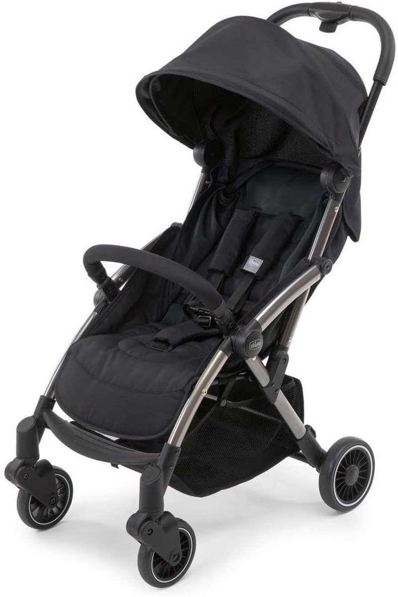 Lichte en compacte kinderwagen | Opvouwbare buggy met slaapstand | Geschikt voor 0 maanden tot 15 kg