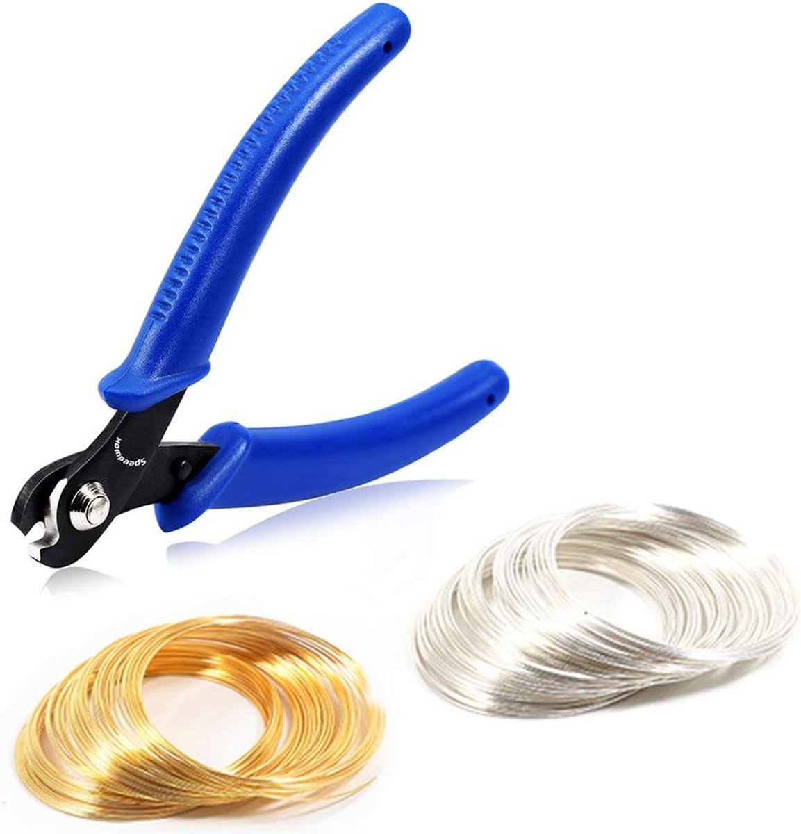 Geheugendraad Set voor Sieraden Maken - 200 Loops en 5 Inch Snijtang