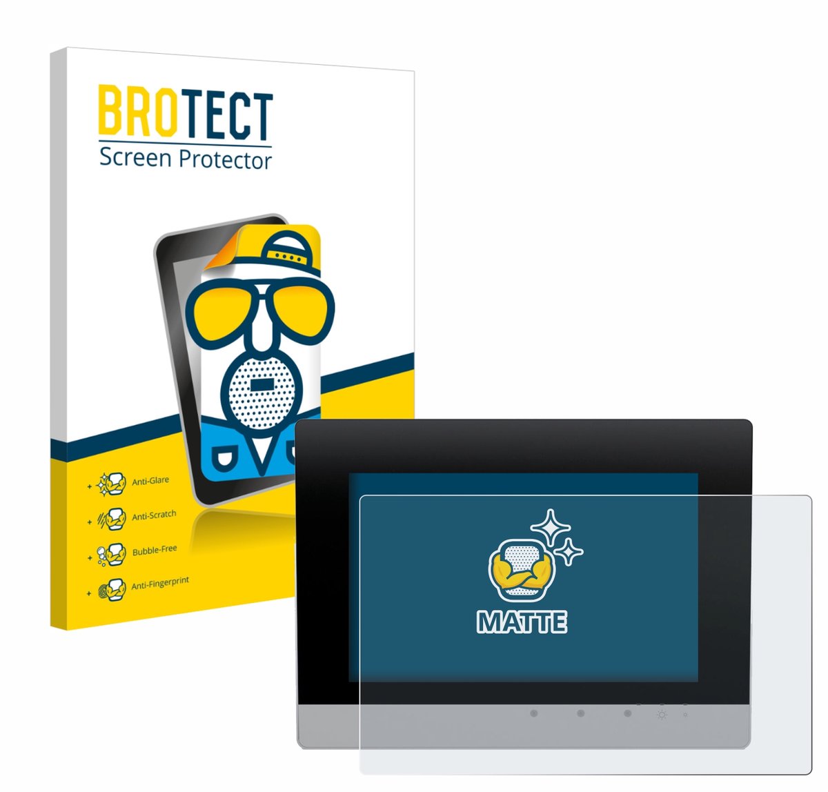 BROTECT - Screenprotector voor WAGO Touch Panel 600 Web Panel - Folie Beschermfolie matte