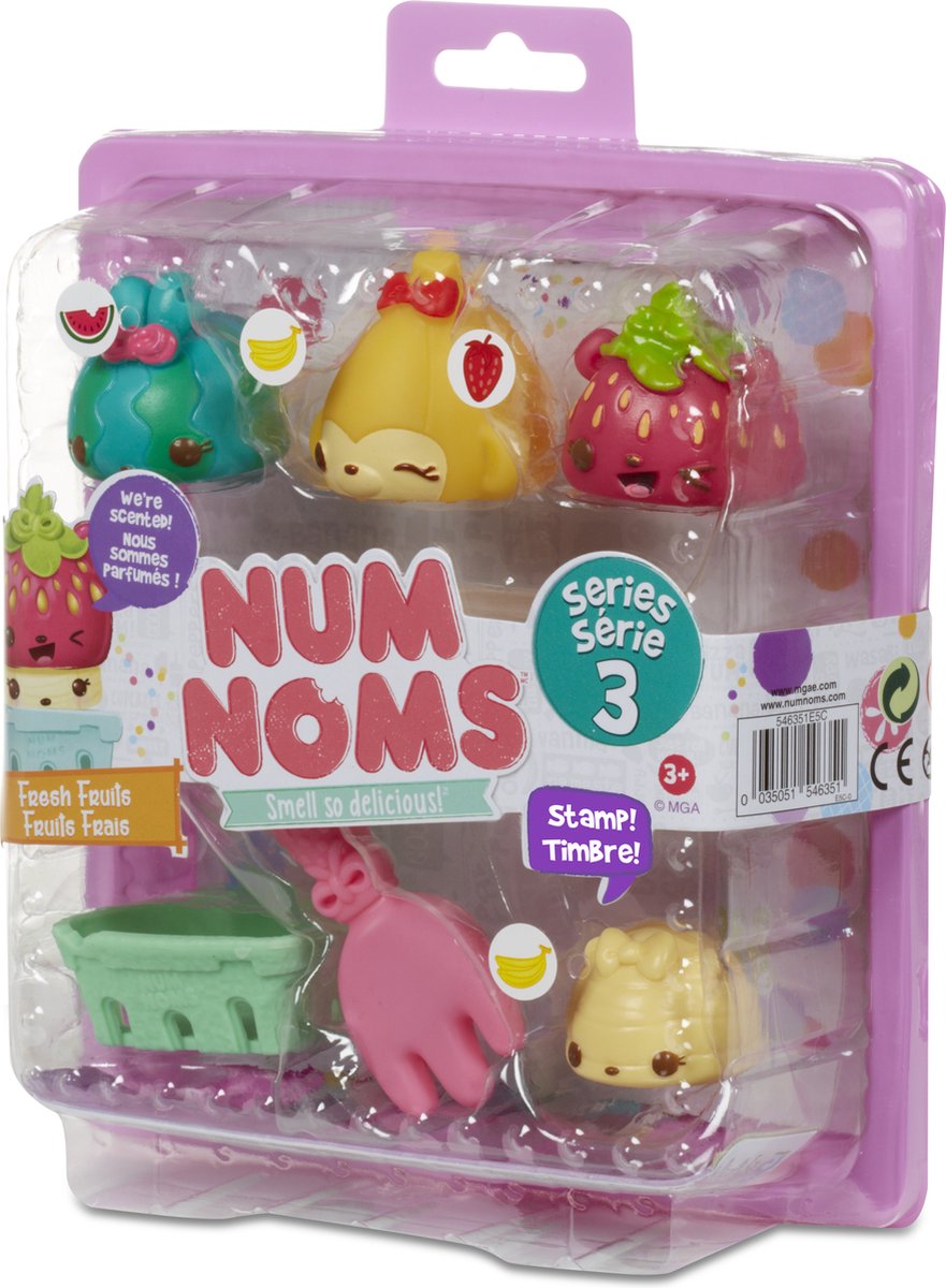  Num Noms Starter Pack Series 3 Fresh Fruits Toy : Toys & Games