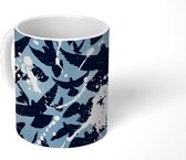 Mok - Koffiemok - Vogels - Vlekken - Patroon - Mokken - 350 ML - Beker - Koffiemokken - Theemok