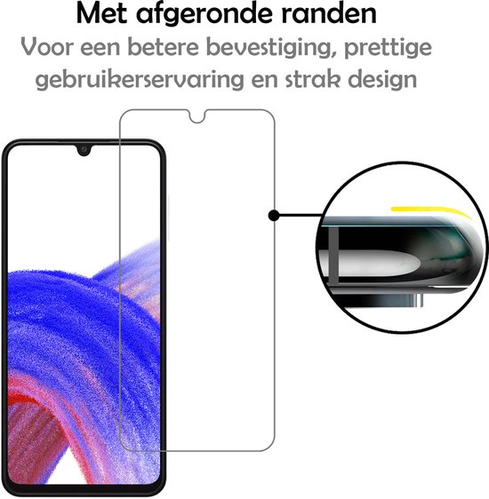 Coque Samsung A33 avec 2x protections d'écran - Coque Samsung Galaxy A33 - Coque Samsung A33 en Siliconen avec 2x protections d'écran - Lilas