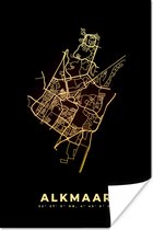 Affiche Plan de la ville - Carte - Alkmaar - Carte - Pays- Nederland - 20x30 cm