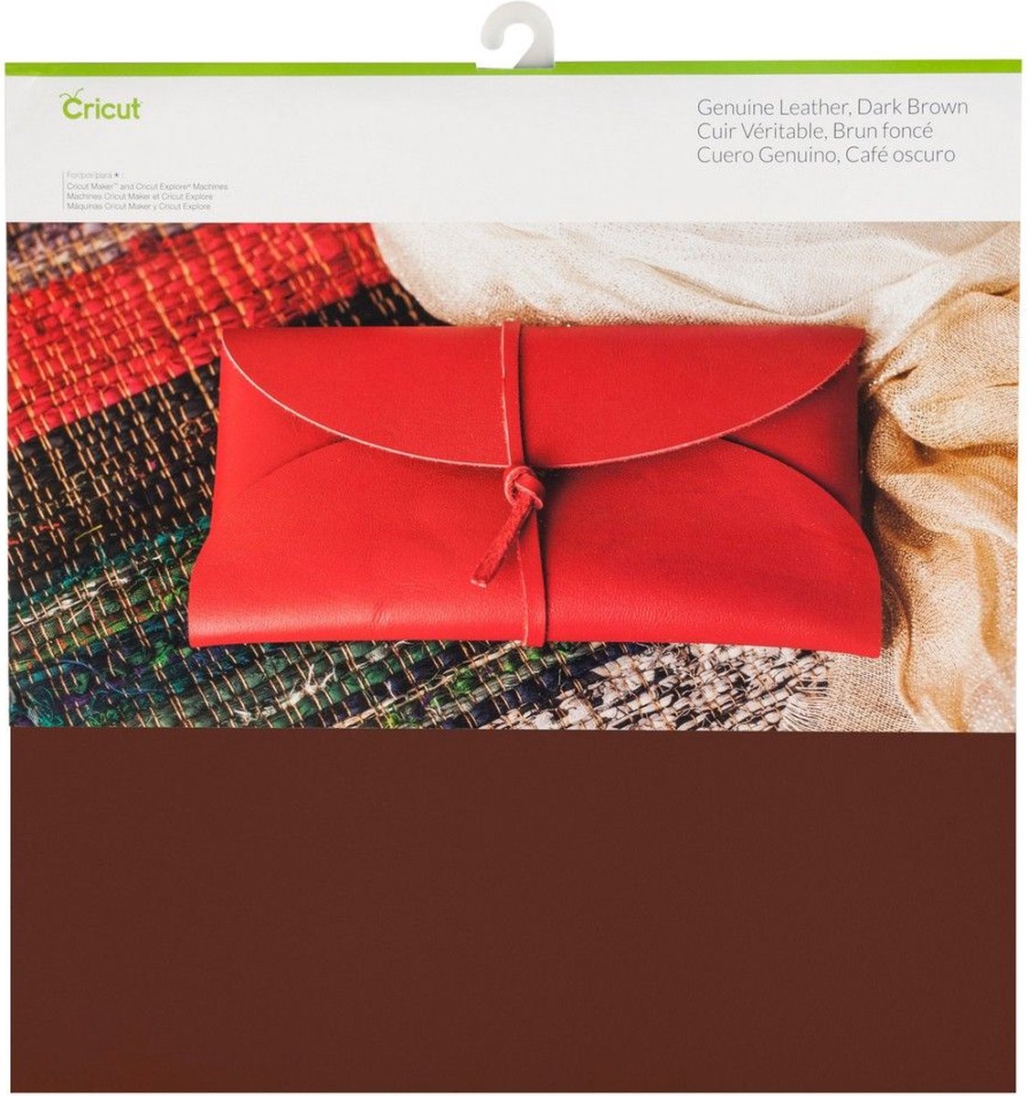 Cricut Genuine leather 30,5x30,5cm Dark brown