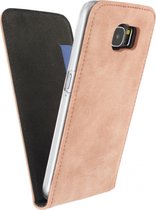 Samsung Galaxy S6 Hoesje - Mobilize - Premium Magnet Serie - Kunstlederen Flipcase - Soft Pink - Hoesje Geschikt Voor Samsung Galaxy S6