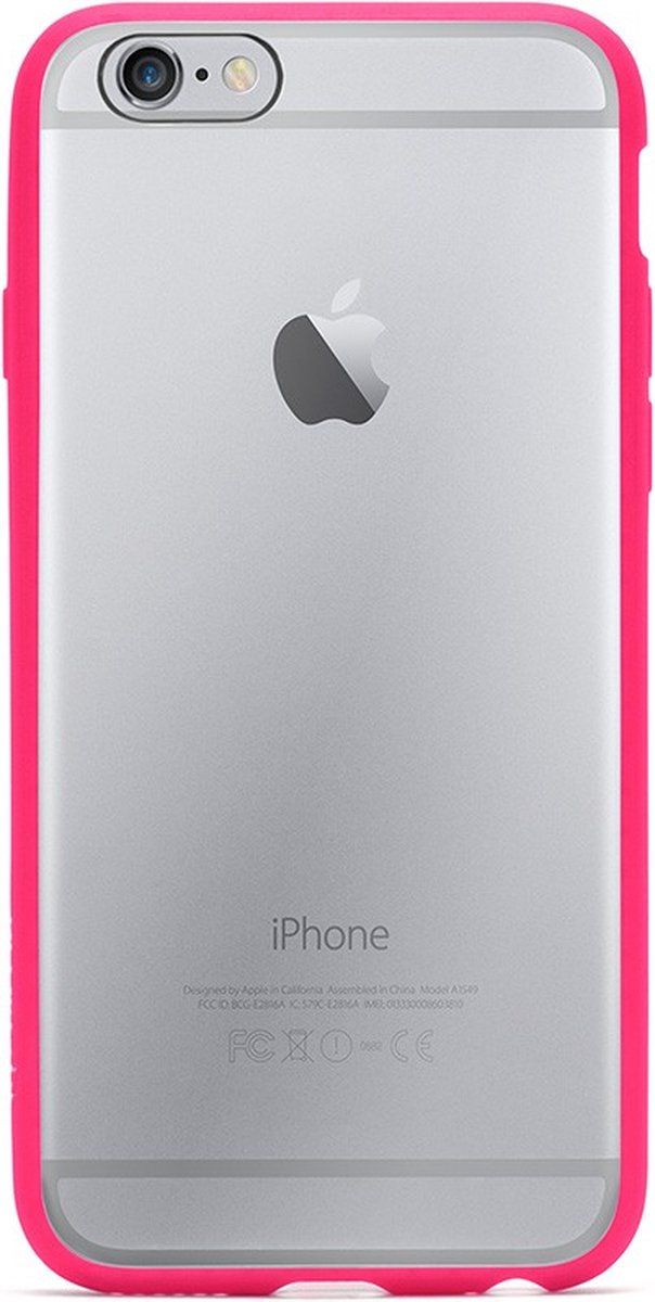 Apple iPhone 6/6s Plus Hoesje - Griffin - Reveal Serie - Hard Kunststof Backcover - Clear Pink - Hoesje Geschikt Voor Apple iPhone 6/6s Plus