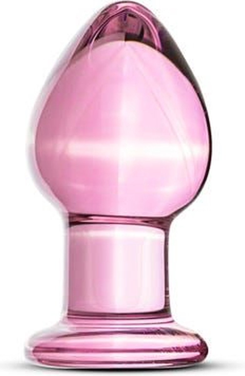 Goedkoopste Gildo - Glazen Buttplug No. 27 - Sex Toys voor Mannen en Vrouwen - Transparant
