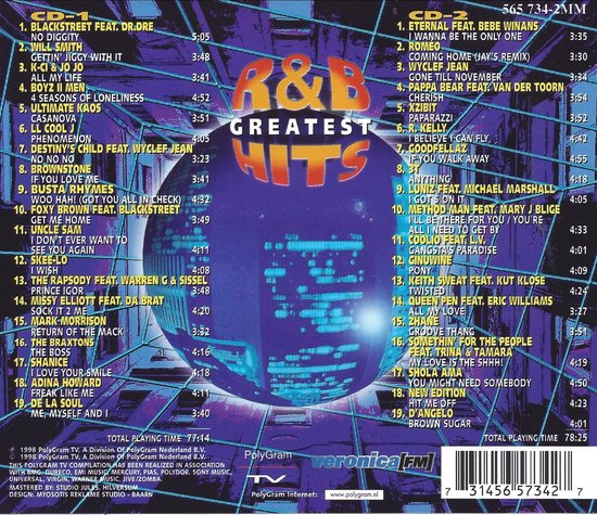 Various Artists - Greatest R&B Hits (2 CD's), various artists | Muziek ...