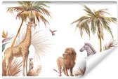 Fotobehang Dieren Op Safari - Vliesbehang - 460 x 300 cm