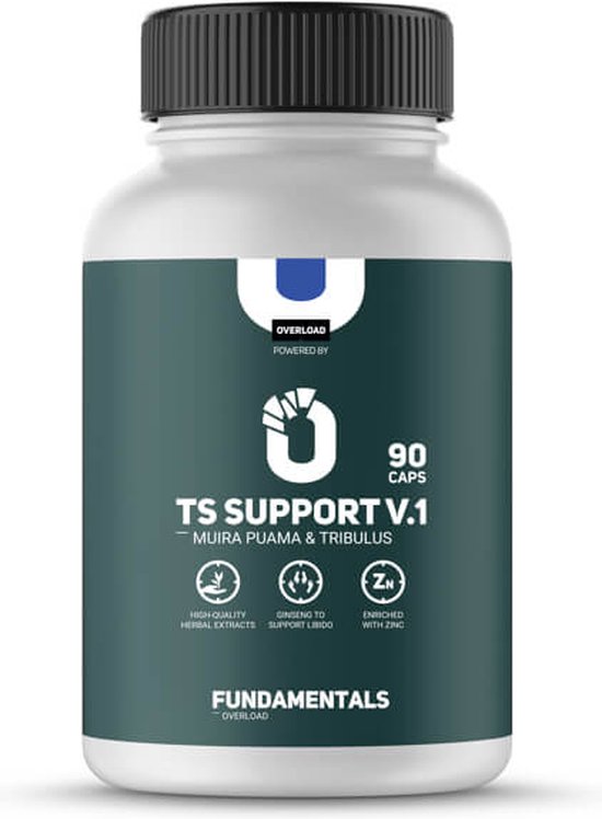 Fundamentals Tribulus & Muira Puama - TS Support V1 - Zink - Vitamine E - Libido verhogend - Mannen - 90 Caps - Voedingssupplement