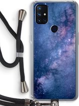 Case Company® - OnePlus Nord N10 5G hoesje met Koord - Nebula - Telefoonhoesje met Zwart Koord - Bescherming aan alle Kanten en Over de Schermrand