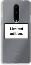 Case Company® - OnePlus 8 hoesje - Limited edition - Soft Cover Telefoonhoesje - Bescherming aan alle Kanten en Schermrand