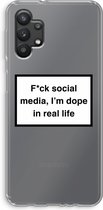 Case Company® - Samsung Galaxy A32 5G hoesje - I'm dope - Soft Cover Telefoonhoesje - Bescherming aan alle Kanten en Schermrand