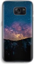 Case Company® - Samsung Galaxy S7 hoesje - Travel to space - Soft Cover Telefoonhoesje - Bescherming aan alle Kanten en Schermrand
