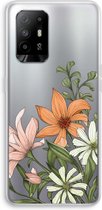 Case Company® - Oppo A94 5G hoesje - Floral bouquet - Soft Cover Telefoonhoesje - Bescherming aan alle Kanten en Schermrand