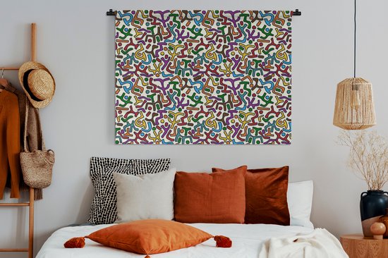 Tapisserie - Tapisserie - Abstrait - Motifs - Afrique - 150x112,50 cm - Tapisserie