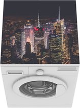 Wasmachine beschermer mat - New York - Logo - Verlichting - Breedte 60 cm x hoogte 60 cm