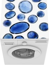 Wasmachine beschermer mat - Verzameling saffier - Breedte 60 cm x hoogte 60 cm