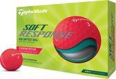 TaylorMade Soft Response Golfballen 2022 - Rood - 12 Stuks