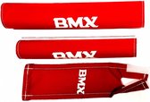 pads BMX junior foam rood 3-delig