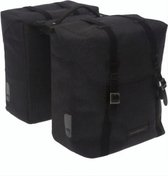 dubbele fietstas Mondi Double Racktime 25 liter zwart