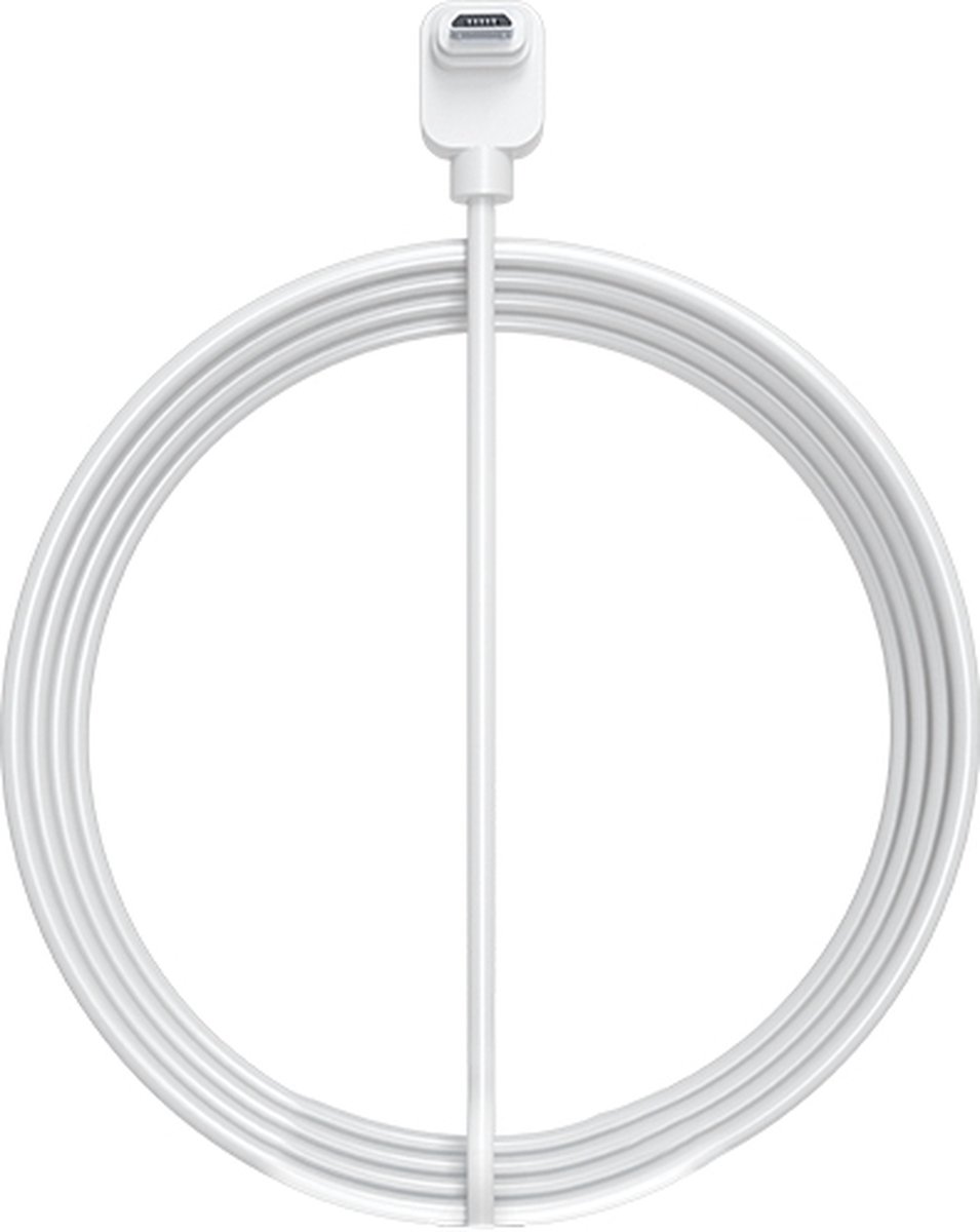 Arlo Essential stroomkabel voor buiten (wit) - STROOMKABEL - Arlo Gecertificeerd Accessoire - 7,6 m stroomkabel - Compatibel met Arlo Essential (+XL) beveiligingscamera's - VMA3700-100EPES