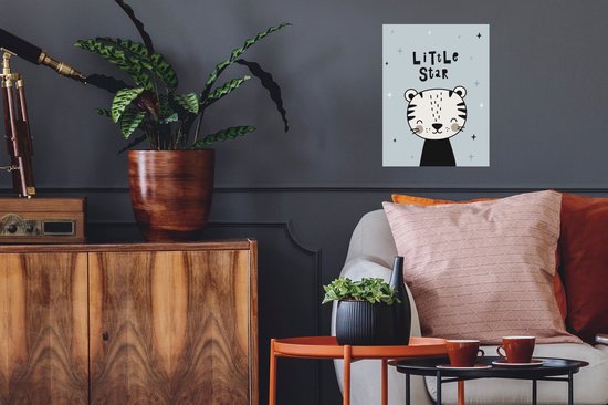 Stickers muraux - Proverbes - Petite étoile - Citations - Bébé - Kids - Enfants - Garçons - Meiden - 30x40 cm - Feuille adhésive