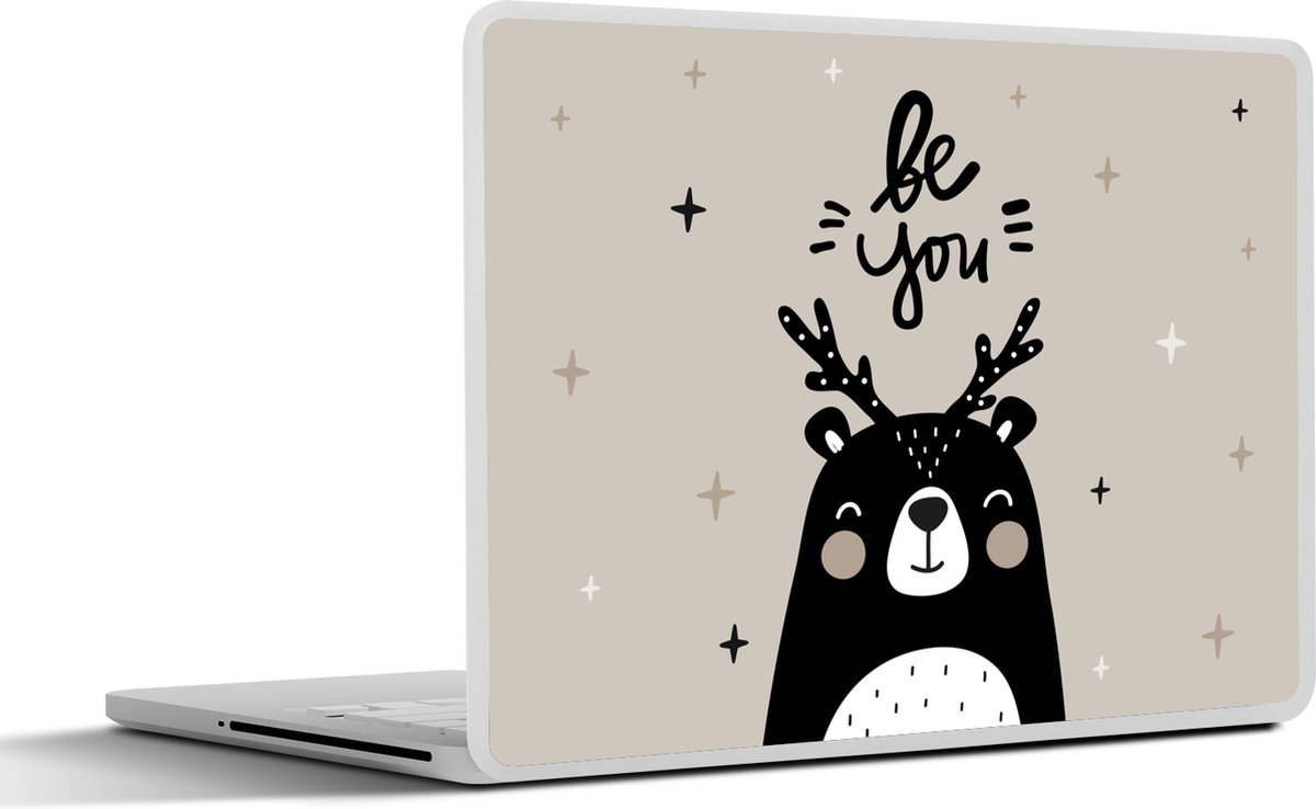 Laptop sticker - 12.3 inch - Spreuken - Quotes - Kinderen - Be you - Kids - Baby - 30x22cm - Laptopstickers - Laptop skin - Cover