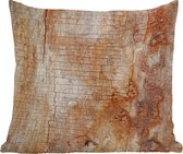 Coussins Coussins décoratifs - Oreillers Salon - 60x60 cm - Écorce d'arbre - Tronc d'arbre - Bois
