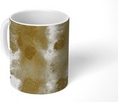 Mok - Goud - Glitter - Structuur - 350 ML - Beker - Uitdeelcadeautjes