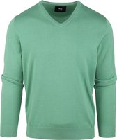 Suitable - Respect Vini Pullover V-Hals Groen - Maat L - Slim-fit