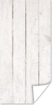 Poster Muur - Planken - Wit - 60x120 cm