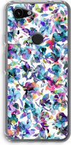 Case Company® - Google Pixel 3a hoesje - Hibiscus Flowers - Soft Cover Telefoonhoesje - Bescherming aan alle Kanten en Schermrand