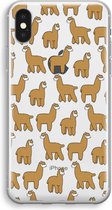 Case Company® - iPhone XS hoesje - Alpacas - Soft Cover Telefoonhoesje - Bescherming aan alle Kanten en Schermrand