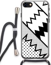 Case Company® - iPhone 7 hoesje met Koord - Pop Art #5 - Telefoonhoesje met Zwart Koord - Extra Bescherming aan alle Kanten en Over de Schermrand