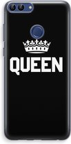 Case Company® - Huawei P Smart (2018) hoesje - Queen zwart - Soft Cover Telefoonhoesje - Bescherming aan alle Kanten en Schermrand