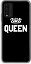 Case Company® - Xiaomi Redmi 9T hoesje - Queen zwart - Soft Cover Telefoonhoesje - Bescherming aan alle Kanten en Schermrand