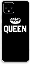 Case Company® - Google Pixel 4 hoesje - Queen zwart - Soft Cover Telefoonhoesje - Bescherming aan alle Kanten en Schermrand