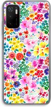 Case Company® - Xiaomi Poco M3 Pro 5G hoesje - Little Flowers - Soft Cover Telefoonhoesje - Bescherming aan alle Kanten en Schermrand