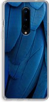 Case Company® - OnePlus 8 hoesje - Pauw - Soft Cover Telefoonhoesje - Bescherming aan alle Kanten en Schermrand