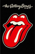 The Rolling Stones - Tongue Textiel Poster - Multicolours
