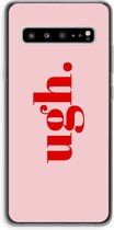 Case Company® - Samsung Galaxy S10 5G hoesje - Ugh - Soft Cover Telefoonhoesje - Bescherming aan alle Kanten en Schermrand