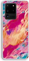Case Company® - Samsung Galaxy S20 Ultra hoesje - Pastel Echoes - Soft Cover Telefoonhoesje - Bescherming aan alle Kanten en Schermrand